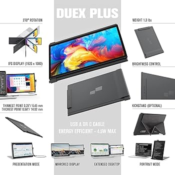 DUEX PLUS ポータブルモニター Amazon.co.jp: Mobile Pixels 13.3インチ Duex Plus モバイル